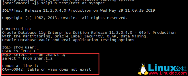 关于 sysdba 和 sysoper 权限