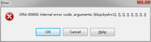Oracle 10.2.0.4 sql 关联查询语句中含有 connect by 导致报错出现 ORA-00600