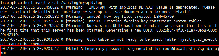 CentOS 7.3.1611 下 rpm 方式安装 MySQL 5.7.18 教程