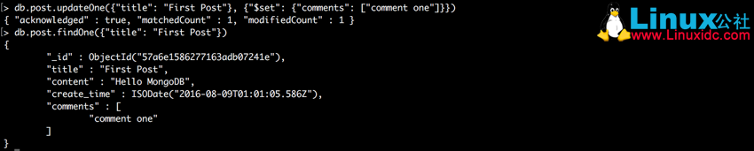 MongoDB 的 CRUD 操作简析 MongoDB 的 CRUD 操作简析