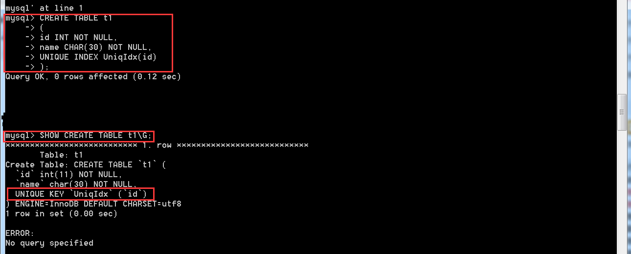 MySQL 中索引优缺点、分类和使用操作详解