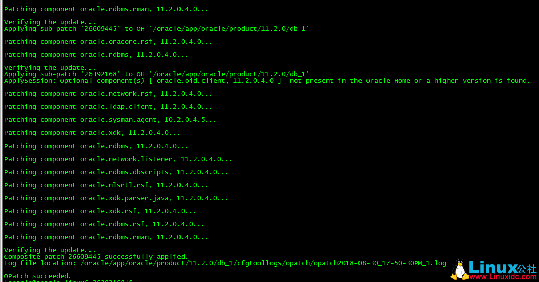 Oracle Linux 6.9 安装和 Oracle 11.2.0.4.0 安装及 psu 补丁升级