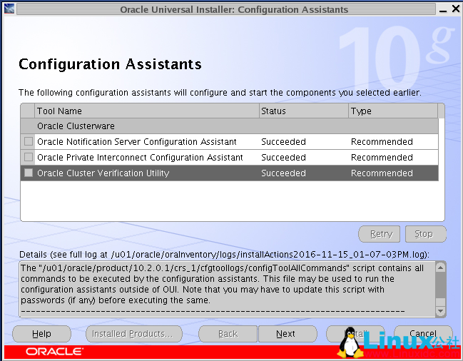 Oracle Linux 4.8 安装 Oracle 10g RAC 环境之 Cluster 安装 Oracle Linux 4.8 安装 Oracle 10g RAC 环境之 Cluster 安装