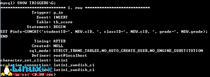MySQL 触发器详解