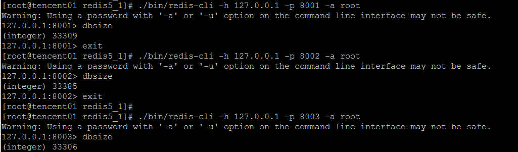 Redis 集群以及自动故障转移测试
