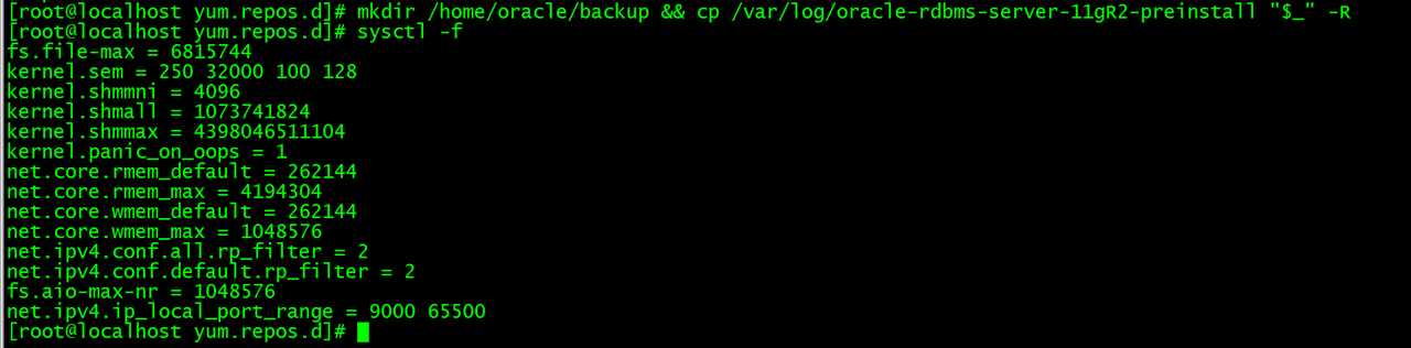 基于 CentOS 7 静默安装 Oracle 11gR2 单实例数据库