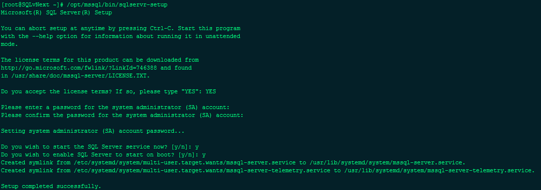 CentOS 上安装 SQL Server vNext CTP1
