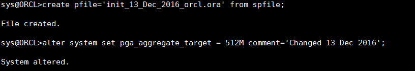 Oracle 的参数文件