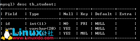 MySQL 数据库连接查询 