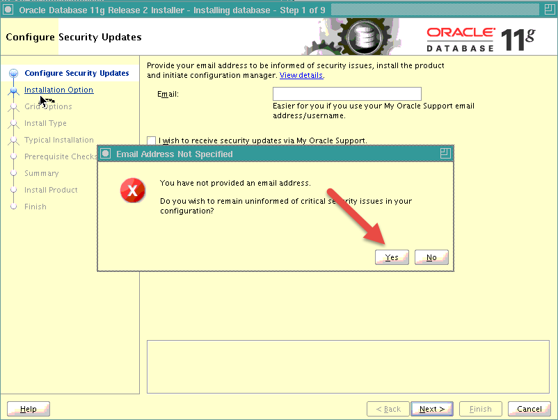 RHEL 5.7 下 Oracle 11g 单实例安装文档