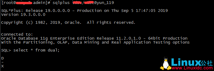 Linux 上搭建 Oracle 的客户端