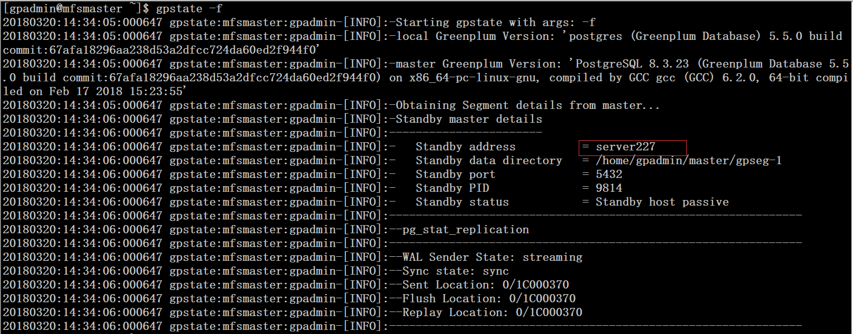 GreenPlum 数据库故障恢复测试 GreenPlum 数据库故障恢复测试