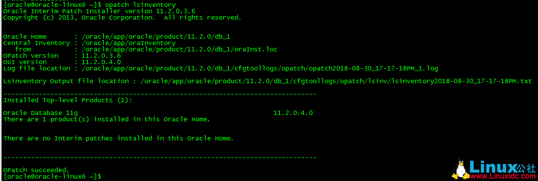 Oracle Linux 6.9 安装和 Oracle 11.2.0.4.0 安装及 psu 补丁升级
