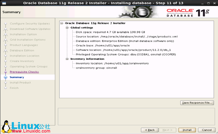 RHEL 6.5 安装 Oracle 11gR2 图解