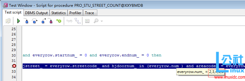 Oracle 存储过程拼接 in 语句 & 自定义 split 函数