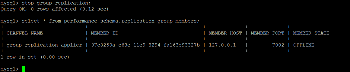 MySQL MGR 集群单主模式的自动搭建和自动化故障修复