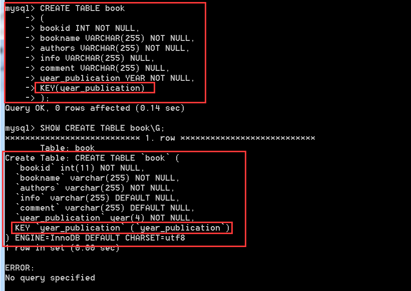 MySQL 中索引优缺点、分类和使用操作详解