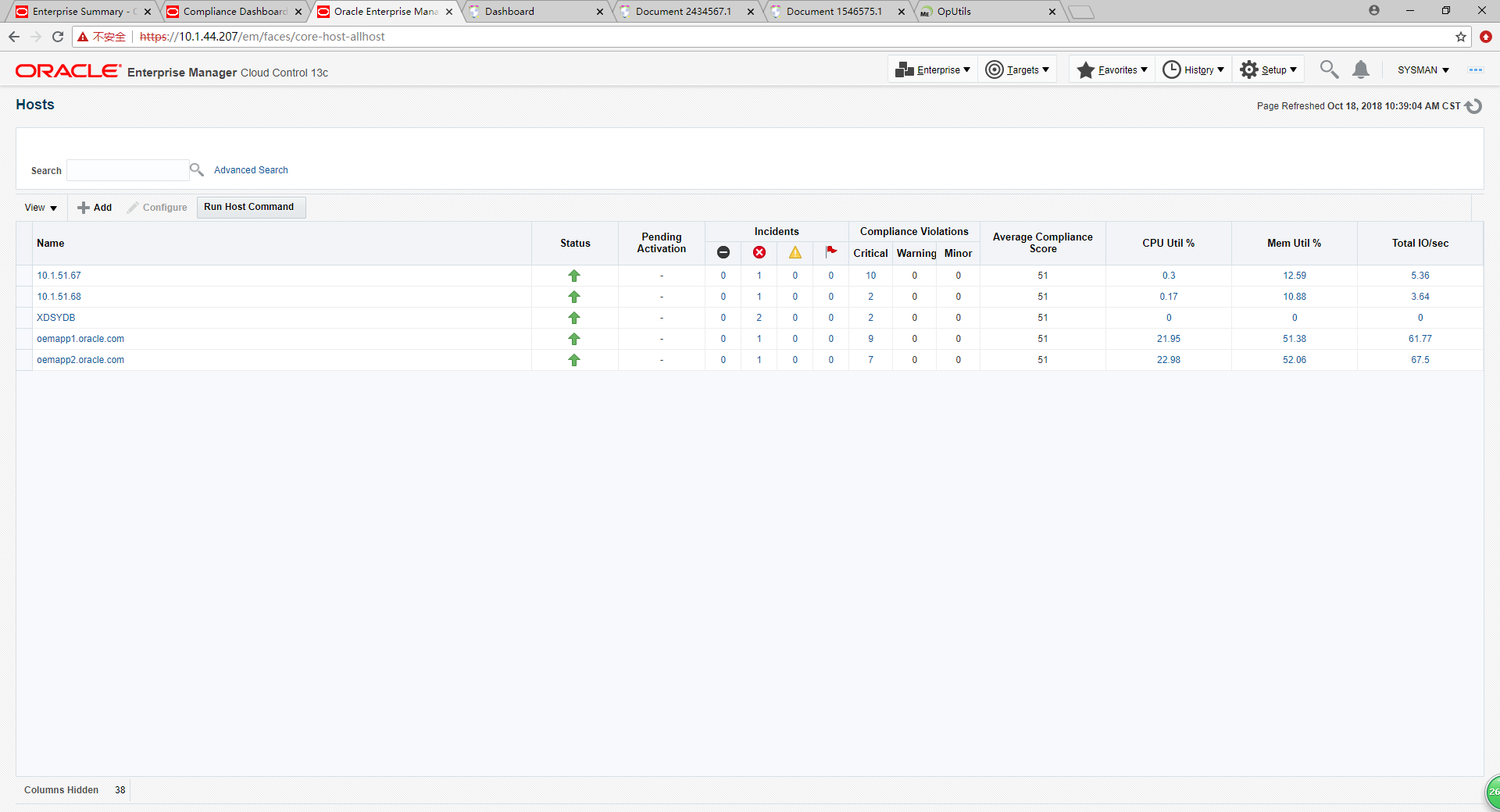 OEMCC13.2 添加监控目标 OEMCC13.2 添加监控目标