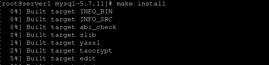 MySQL 源码安装、配置、初始化及启动