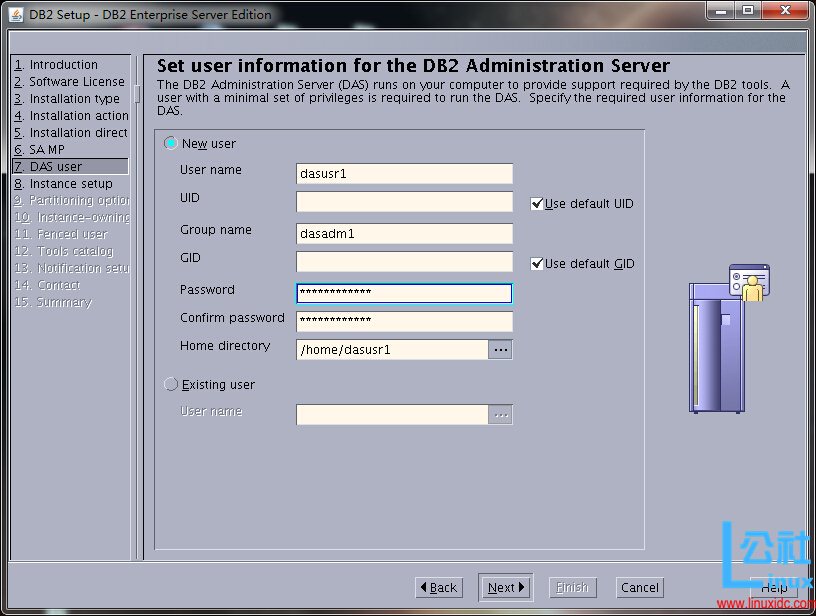 RHEL5 下安装 DB2 V9.7 数据库