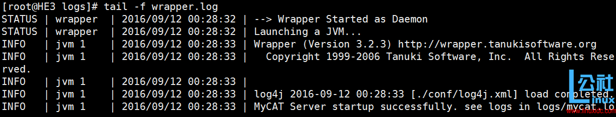 MyCat 读写分离与主从切换