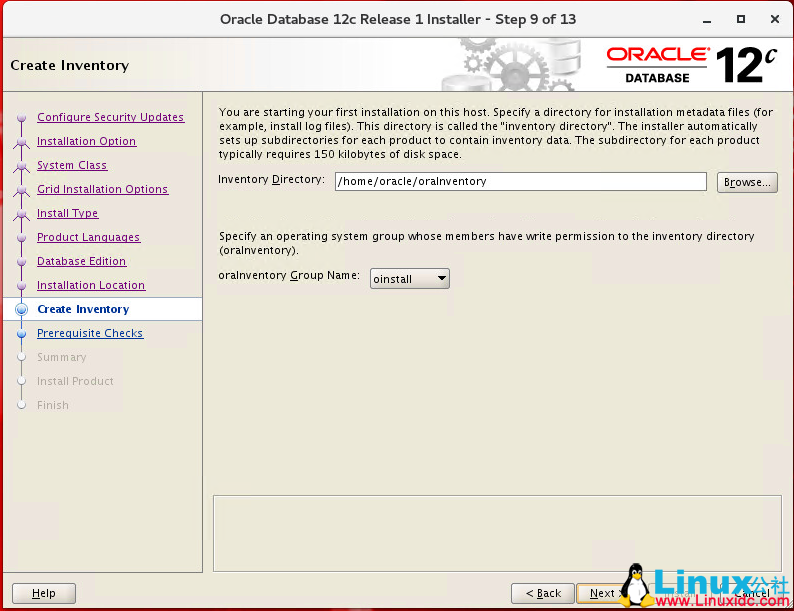 Oracle Linux 7.4 安装 Oracle 12C