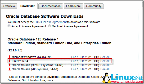 Linux 系统安装 Oracle Database 12c 图文详解教程