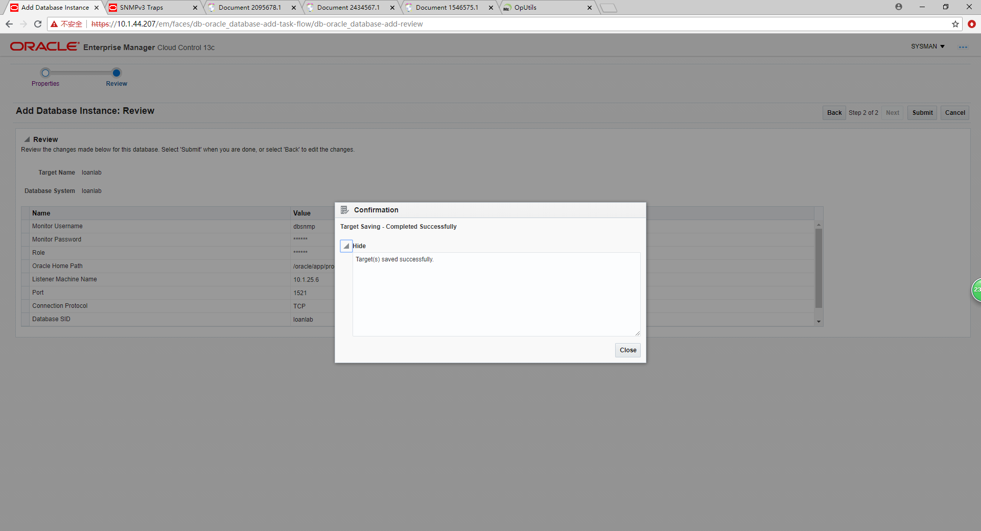 OEMCC13.2 添加监控目标 OEMCC13.2 添加监控目标