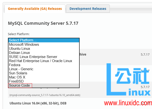 CentOS 7 源码安装 MySQL 5.7.17