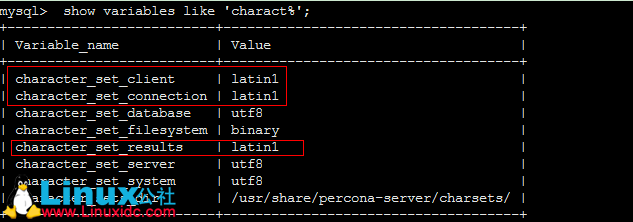 MySQL 的几个 character_set 变量的说明 MySQL 的几个 character_set 变量的说明
