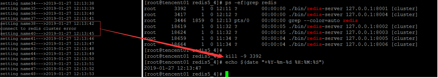 Redis 集群以及自动故障转移测试
