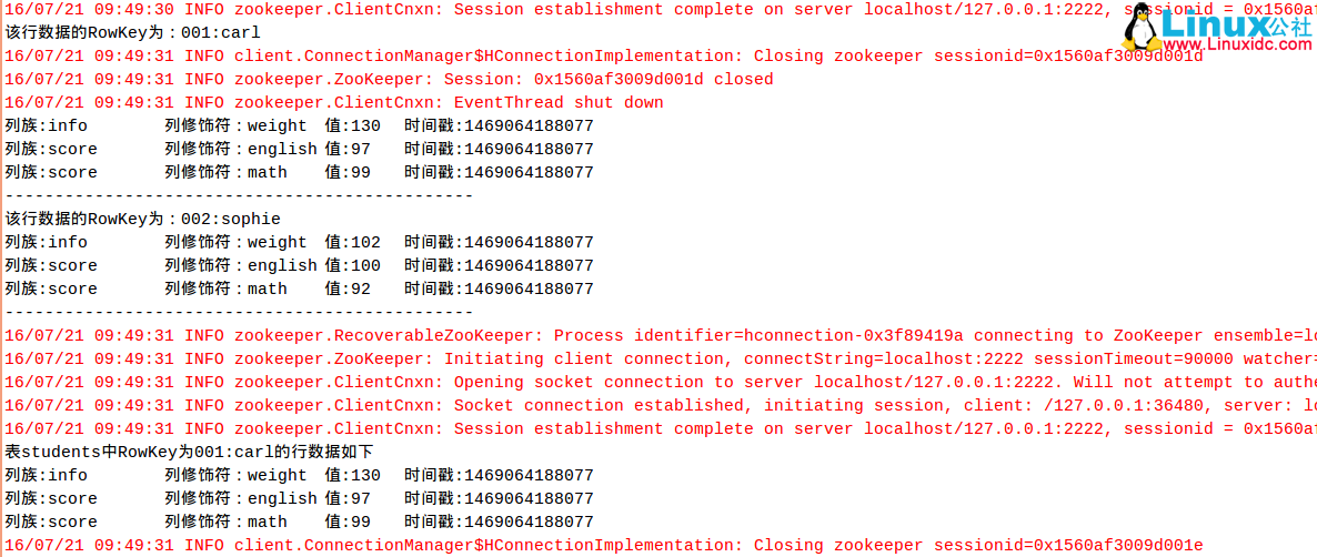 HBase 伪分布式集群安装及代码测试 HBase 伪分布式集群安装及代码测试