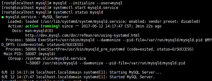 CentOS 7.3.1611 下 rpm 方式安装 MySQL 5.7.18 教程
