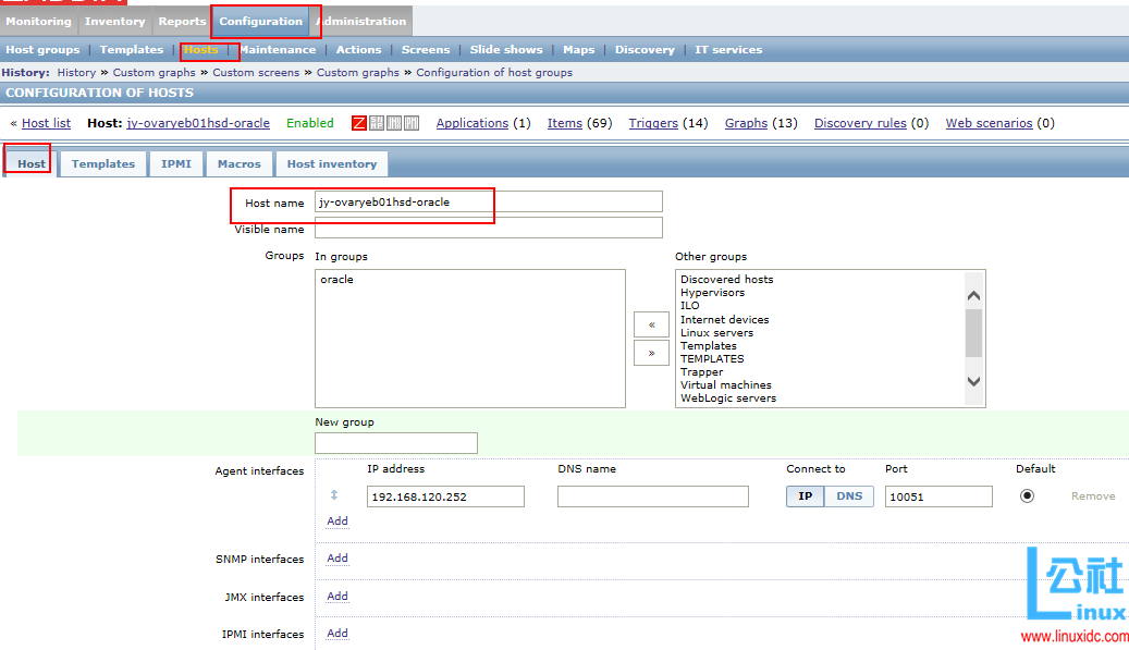 Zabbix 监控 Oracle 数据库