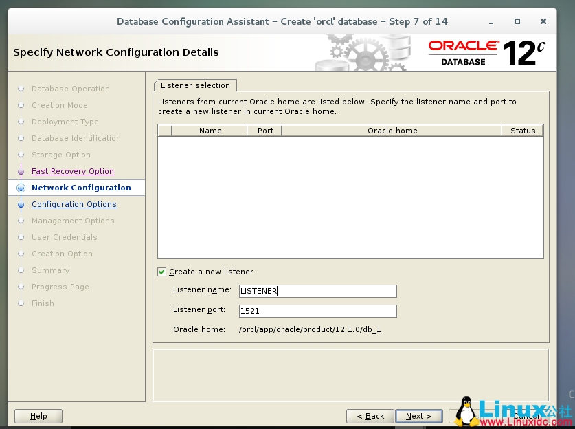 CentOS 7 安装 Oracle 12c 图文详解