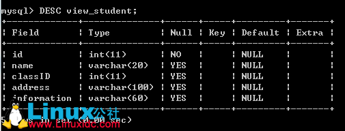 MySQL 视图的基本操作 MySQL 视图的基本操作