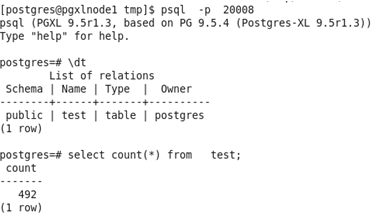 基于 Postgres-XL 的 MPP 分布式方案