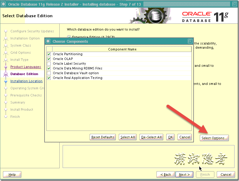 RHEL 5.7 下 Oracle 11g 单实例安装文档