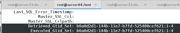 MySQL 基于 GTID 的主从复制数据库