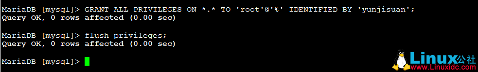 CentOS 7 安装 MySQL 分支 MariaDB