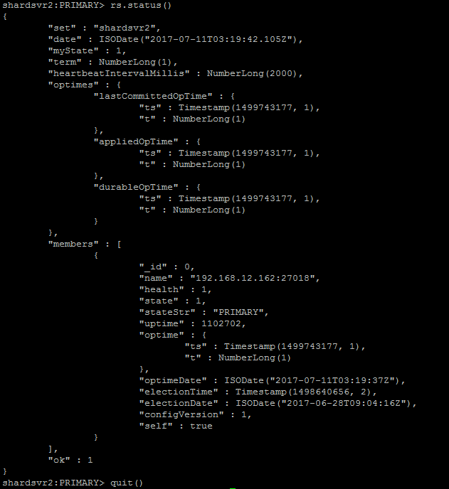 MongoDB3.4 的 sharding 集群搭建及 JavaAPI 的简易使用