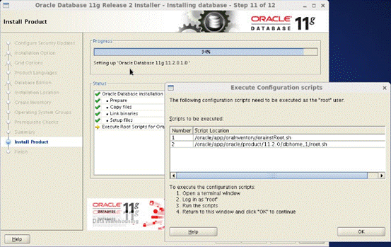 Oracle Linux 7.3 下 Oracle 11g 数据库安装