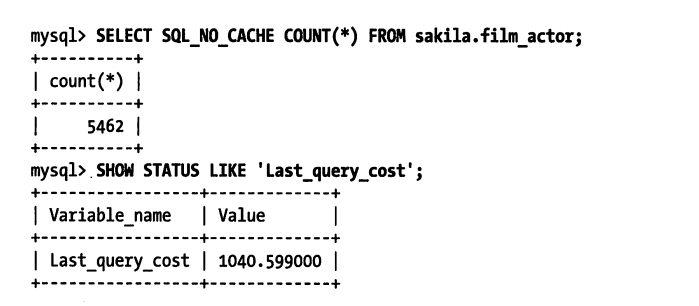 MySQL 查询执行的基础——查询优化处理 MySQL 查询执行的基础——查询优化处理