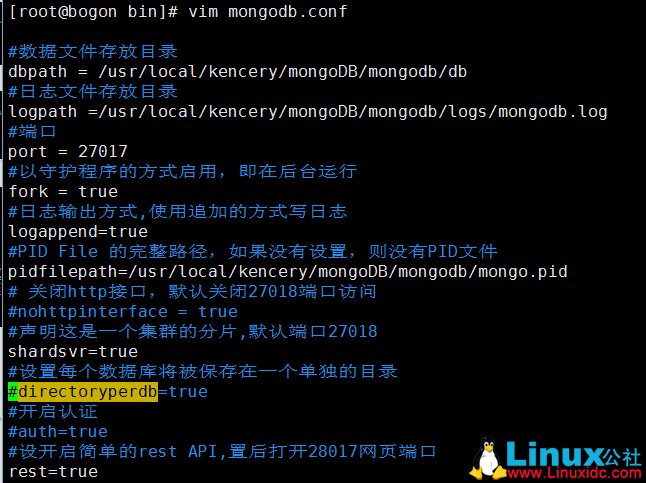 Linux 下搭建 MongoDB 环境笔记