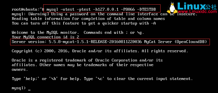 Ubuntu 16.04.1 安装 MyCat Ubuntu 16.04.1 安装 MyCat