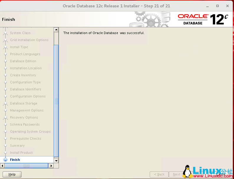 Oracle Linux 7.4 安装 Oracle 12C