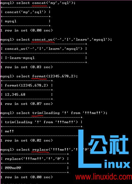 MySQL 的运算符与常用函数 MySQL 的运算符与常用函数