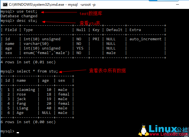 Python 操作 MySQL——mysql.connector