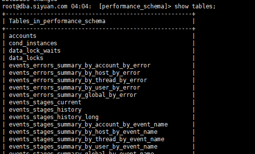 MySQL 8.0 四个默认数据库分析