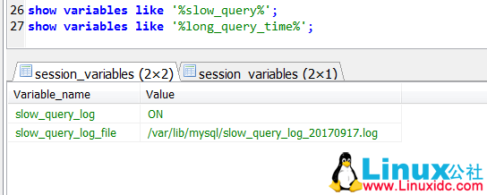 MySQL 慢查询日志相关的配置和使用